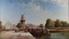 Oil Painting by Arthur Joseph Meadows "Delft"