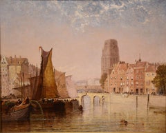 Oil Painting by Arthur Joseph Meadows "Rotterdam"