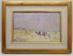 Arthur Karl Maderson original post impressionist oil painting Beach Scene IRISH