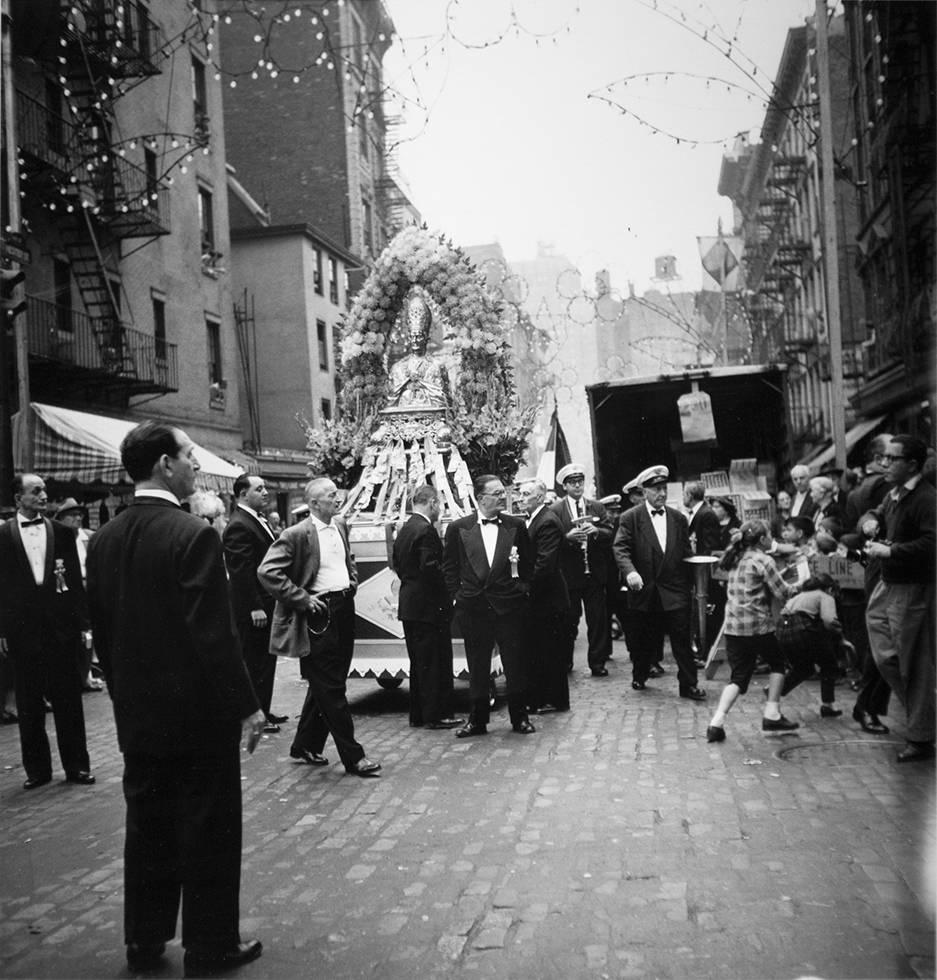 Arthur King Black and White Photograph - San Gennaro