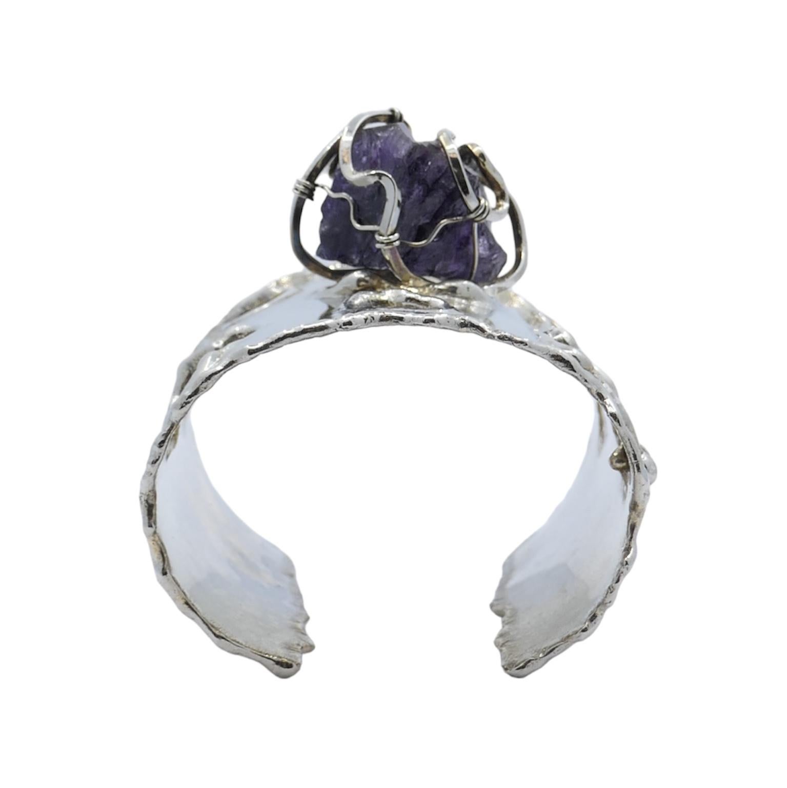 Donna Arthur King Bracciale d'argento con ametista in vendita