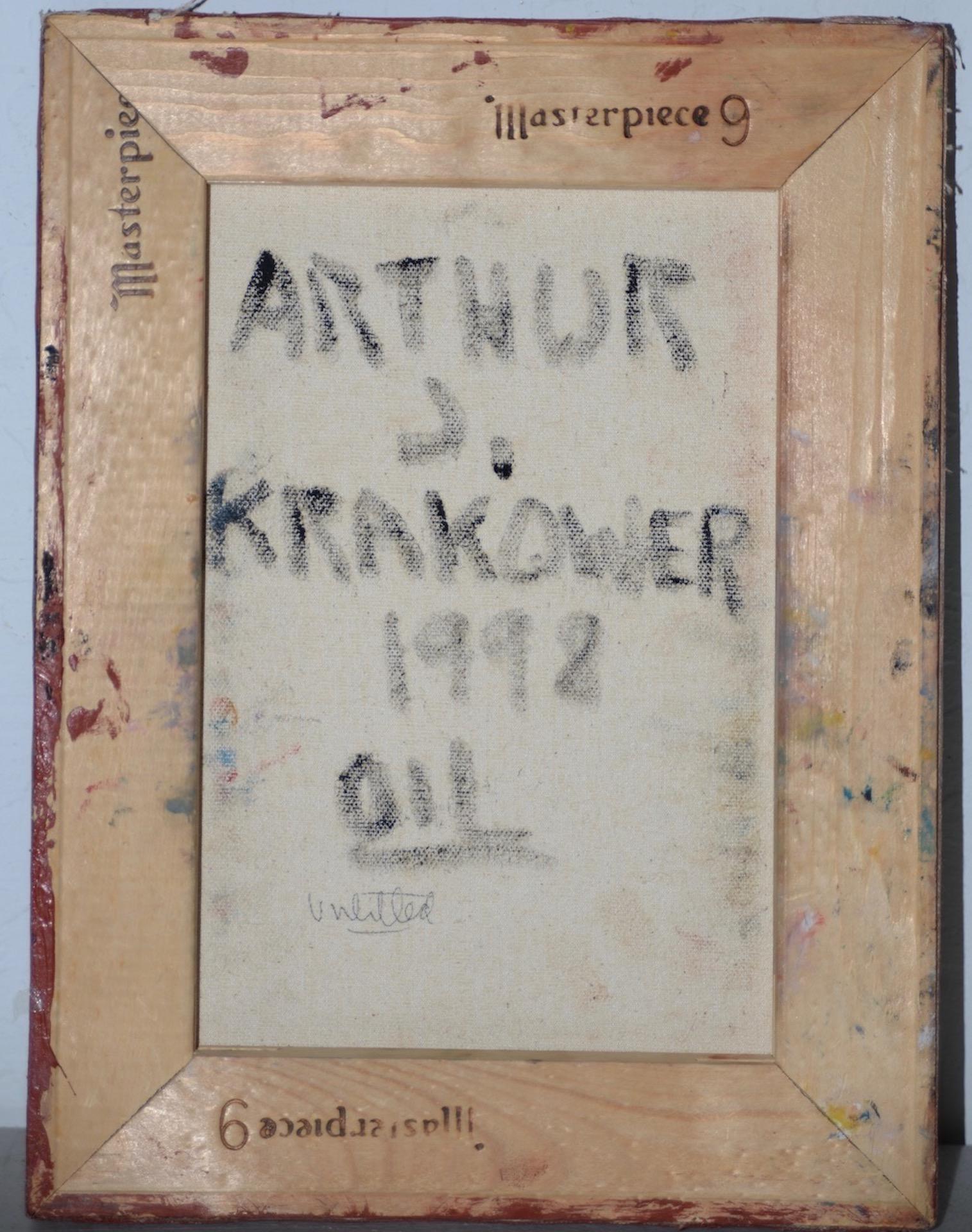 Arthur Krakower (1921-2009) Original Mixed Media with Rope c.1998 5