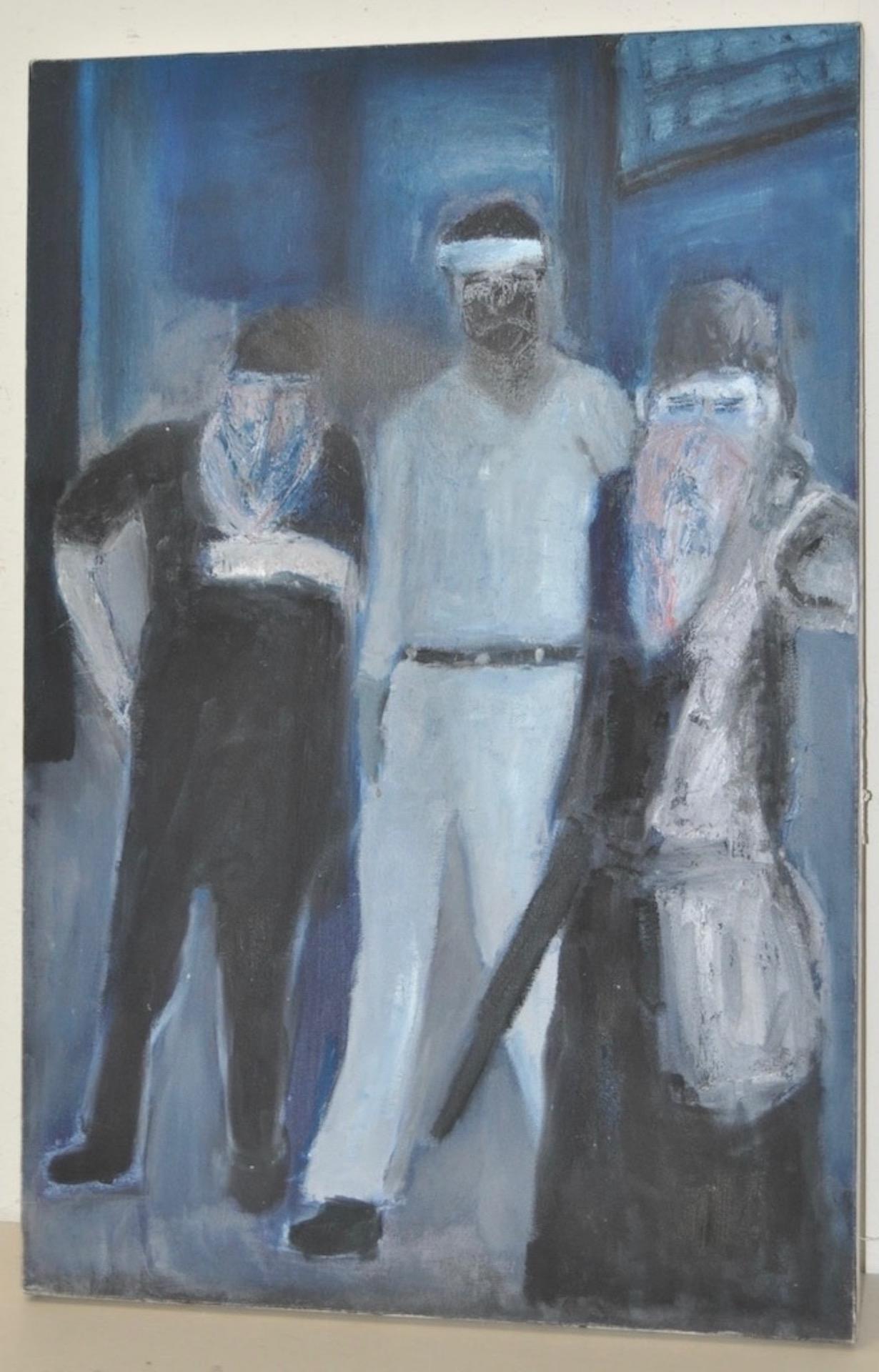 Arthur J. Krakower: „31. Dezember 1996“, Original-Ölgemälde, ca. 1996  – Painting von Arthur Krakower