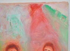 Arthur J. Krakower "Domenica" Pittura ad olio originale del 2000 ca.