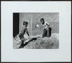 "King of the Hill" Arthur Leipzig, American Street Games Photography, Children