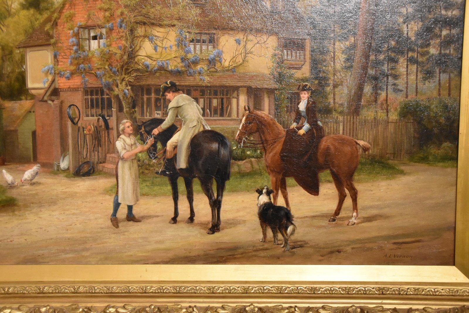 Ölgemälde von Arthur Longley Vernon 