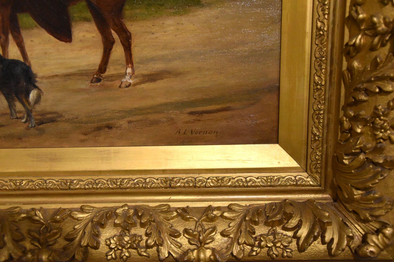 Ölgemälde von Arthur Longley Vernon 