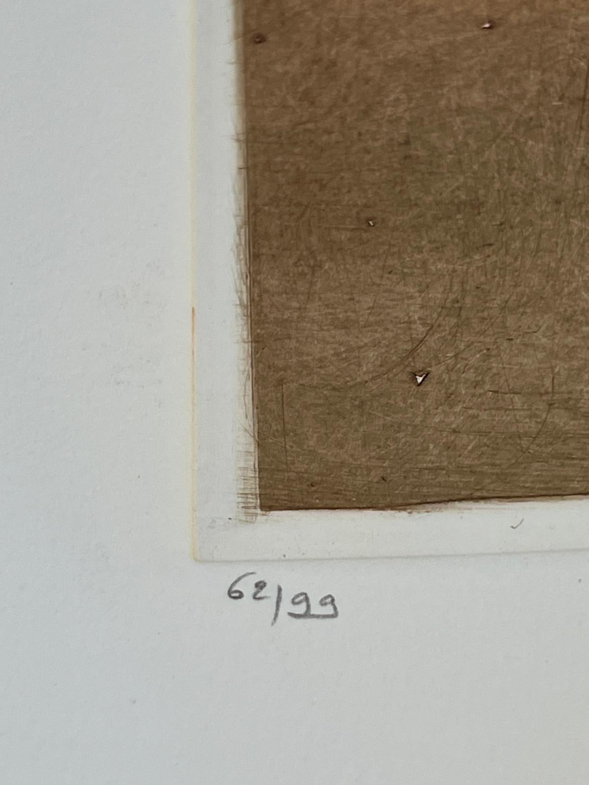Frémissement singulier (Braun), Abstract Print, von Arthur Luis Piza