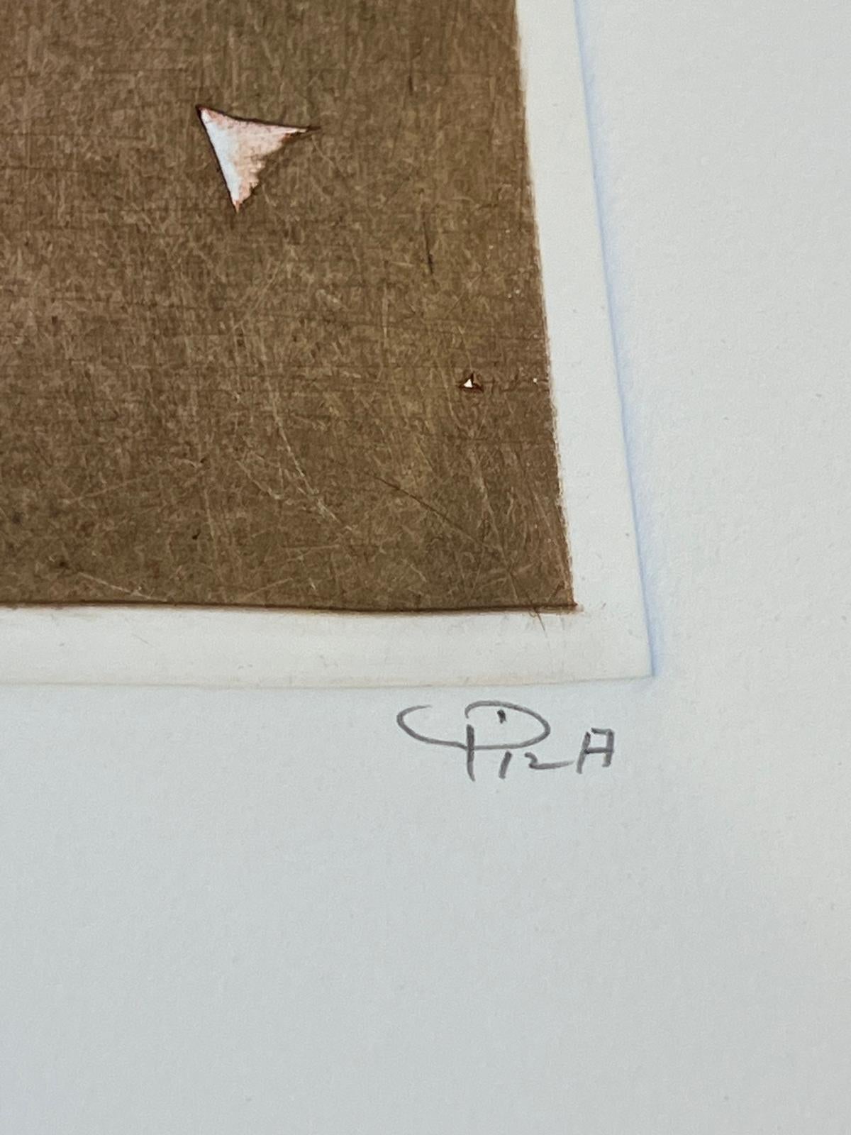 Kupferstich, 1991
Vom Künstler mit Bleistift signiert und nummeriert 62/99
Herausgeber : Jacqueline de Champvallins (Paris)
76,00 cm. x 56,00 cm.  29,92 Zoll x 22,05 Zoll (Papier)
43,00 cm. x 39,00 cm.  16,93 Zoll x 15,35 Zoll