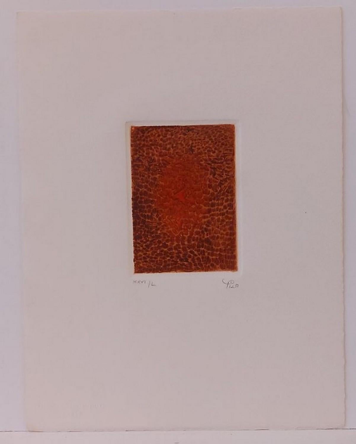 Arthur Luis Piza Abstract Print - Terre brûlée 