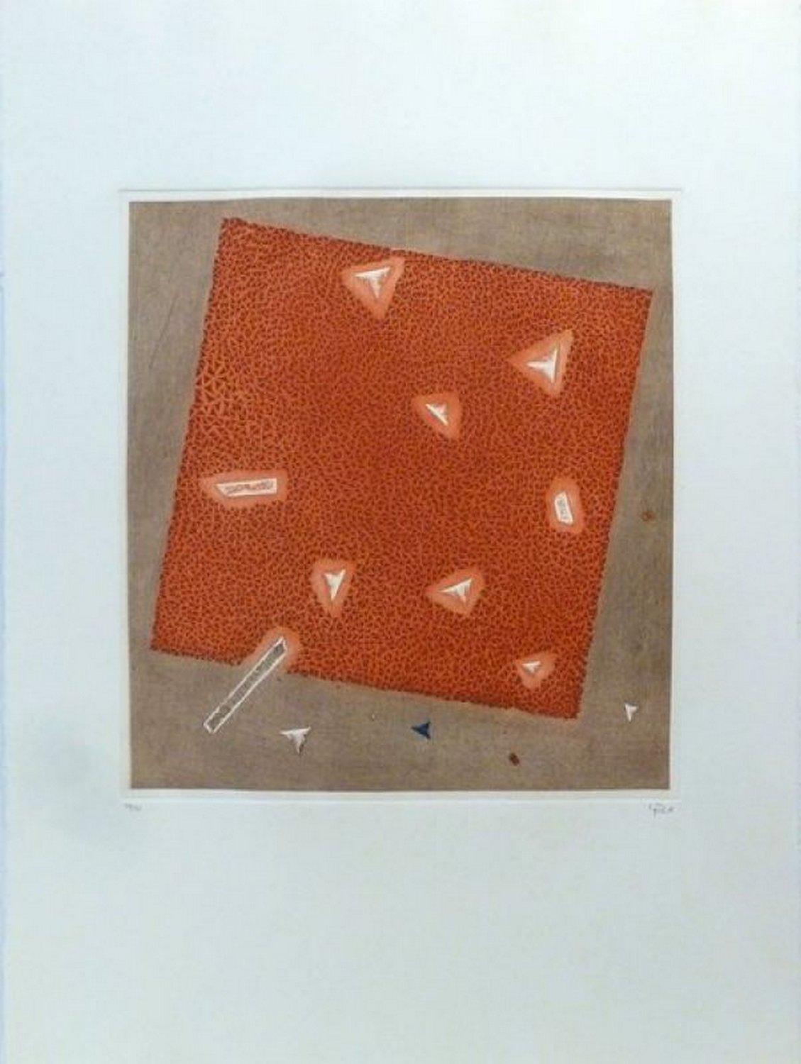 Arthur Luiz Piza Abstract Print - "Fragment singulier" 