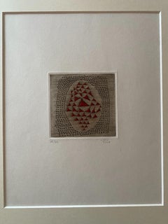 Petit Rouge - Gravure d'Arthur Luiz Piza - Fin du XXe siècle