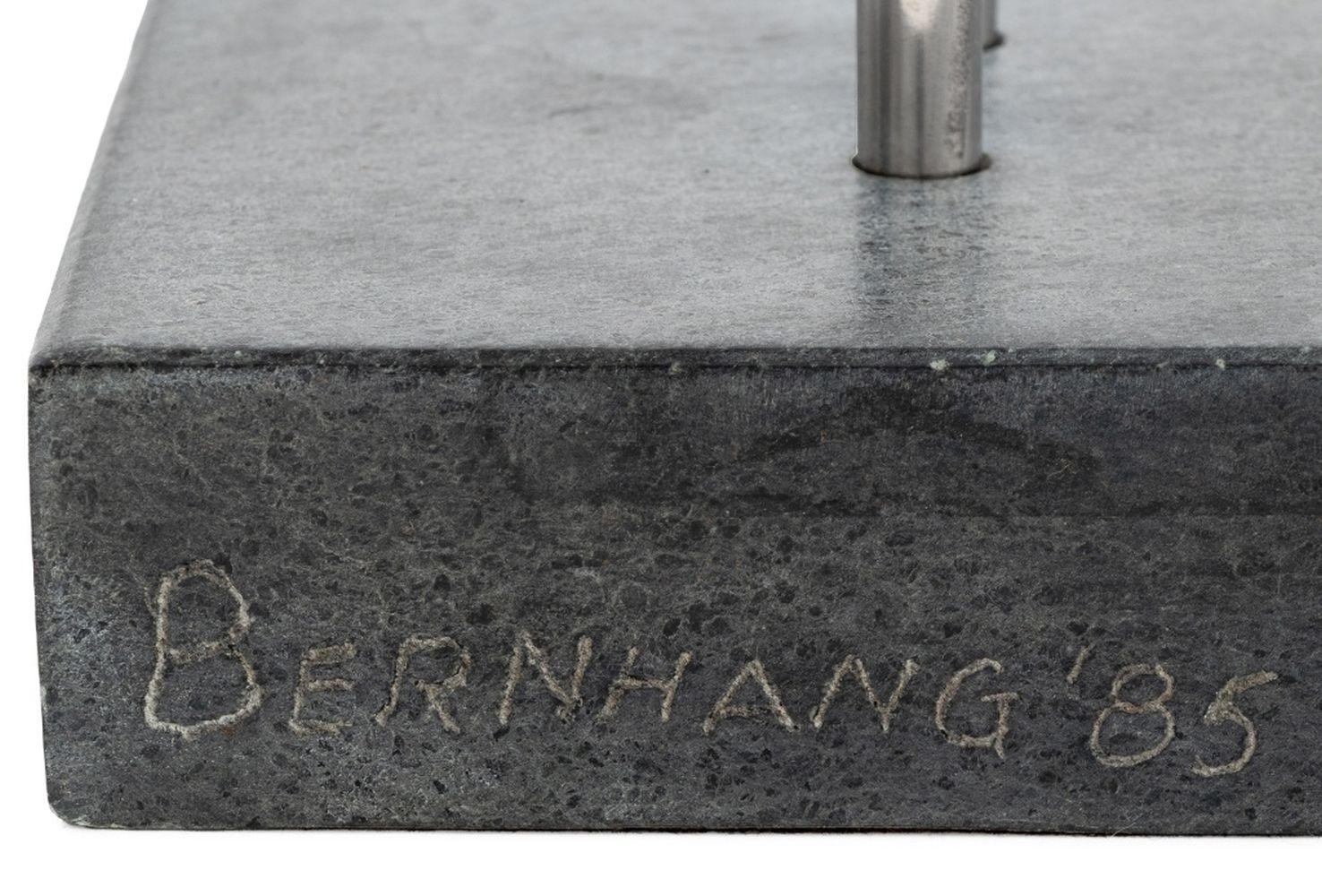 Arthur M. Bernhang Gray Marble Sculpture, 1985 in vendita 4