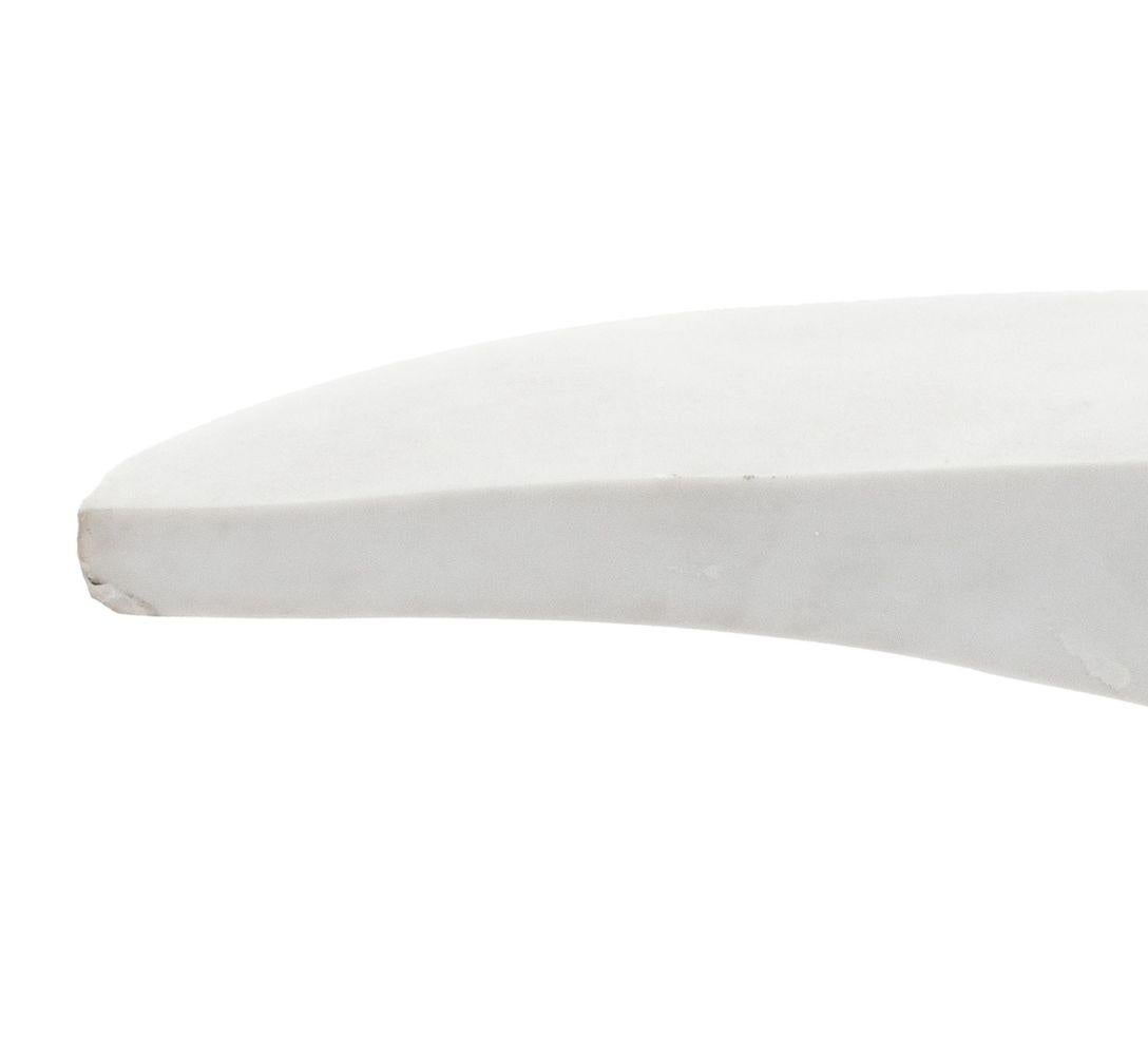 Arthur M. Bernhang Gray Marble Sculpture, 1985 In condizioni buone in vendita a Astoria, NY
