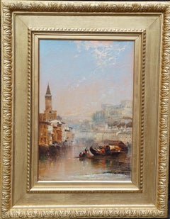 Verona - Italian Riviera - British Victorian marine seascape oil painting Italy
