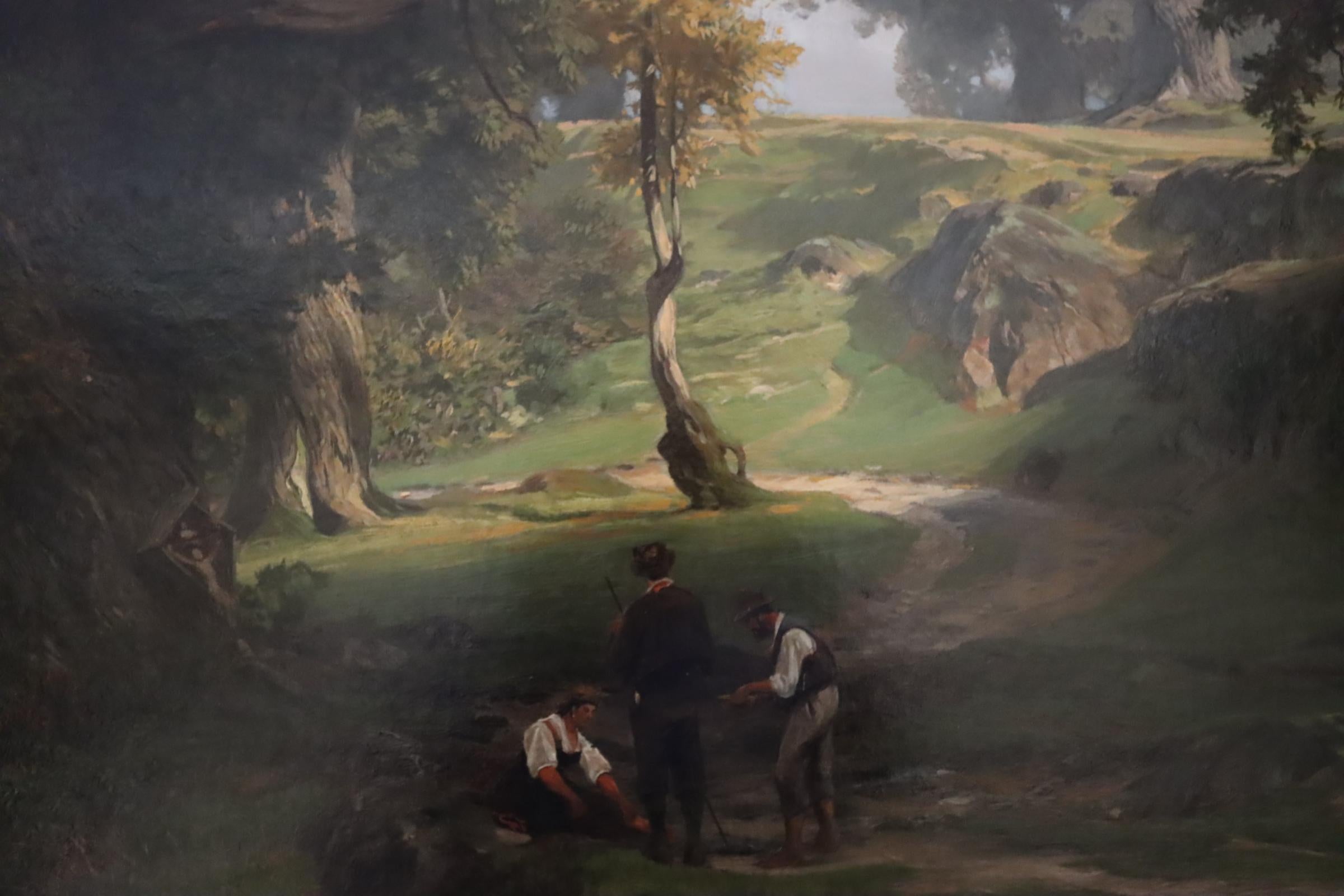 Beautiful Landscape by Arthur Meltzer, 19th Century For Sale 2