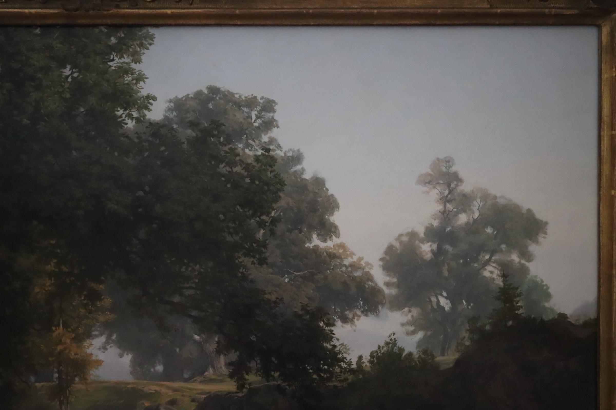 Beautiful Landscape by Arthur Meltzer, 19th Century For Sale 3