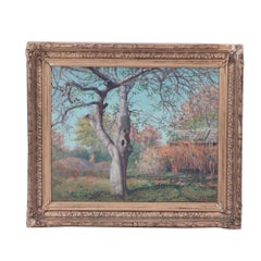 Arthur Meltzer "The Old Apple Tree" Oil on Canvas Landscape.