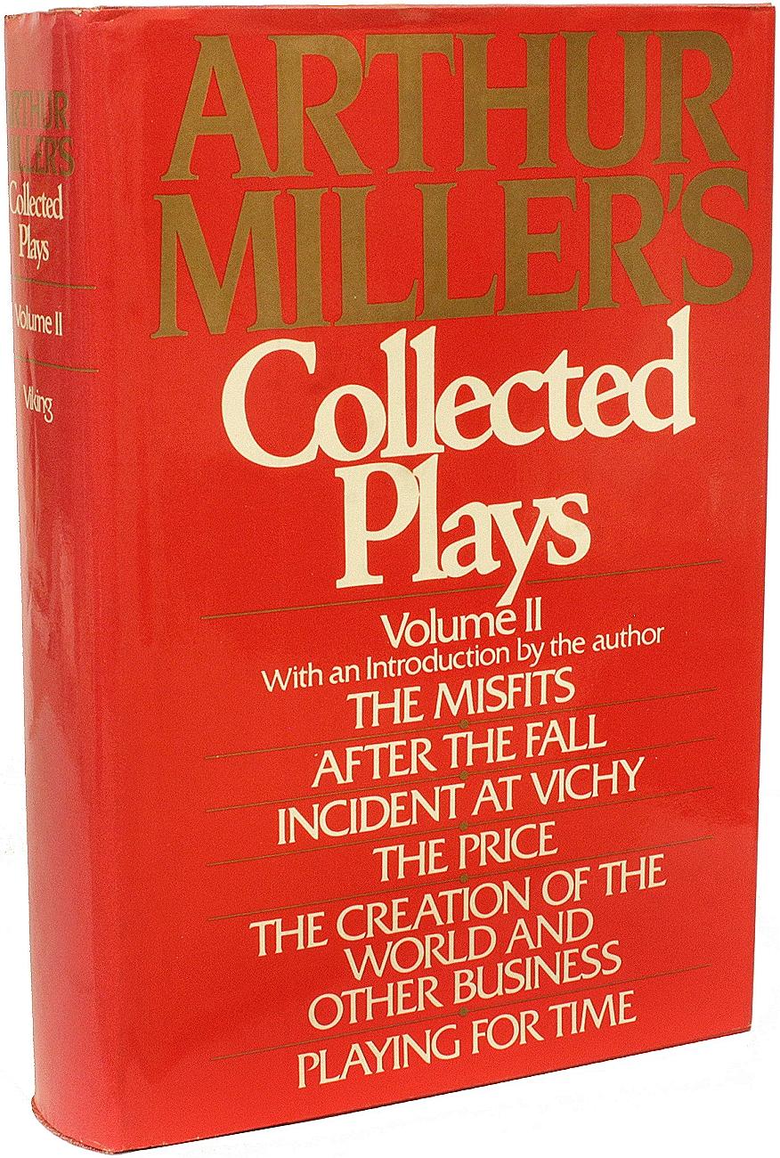 AUTEUR : MILLER, Arthur. 

TITRE : Collection S d'Arthur Miller. Volume II.

ÉDITEUR : NY : Viking Press, 1981.

DESCRIPTION : PREMIÈRE ÉDITION SIGNÉE. 1 vol., 8-1/2
