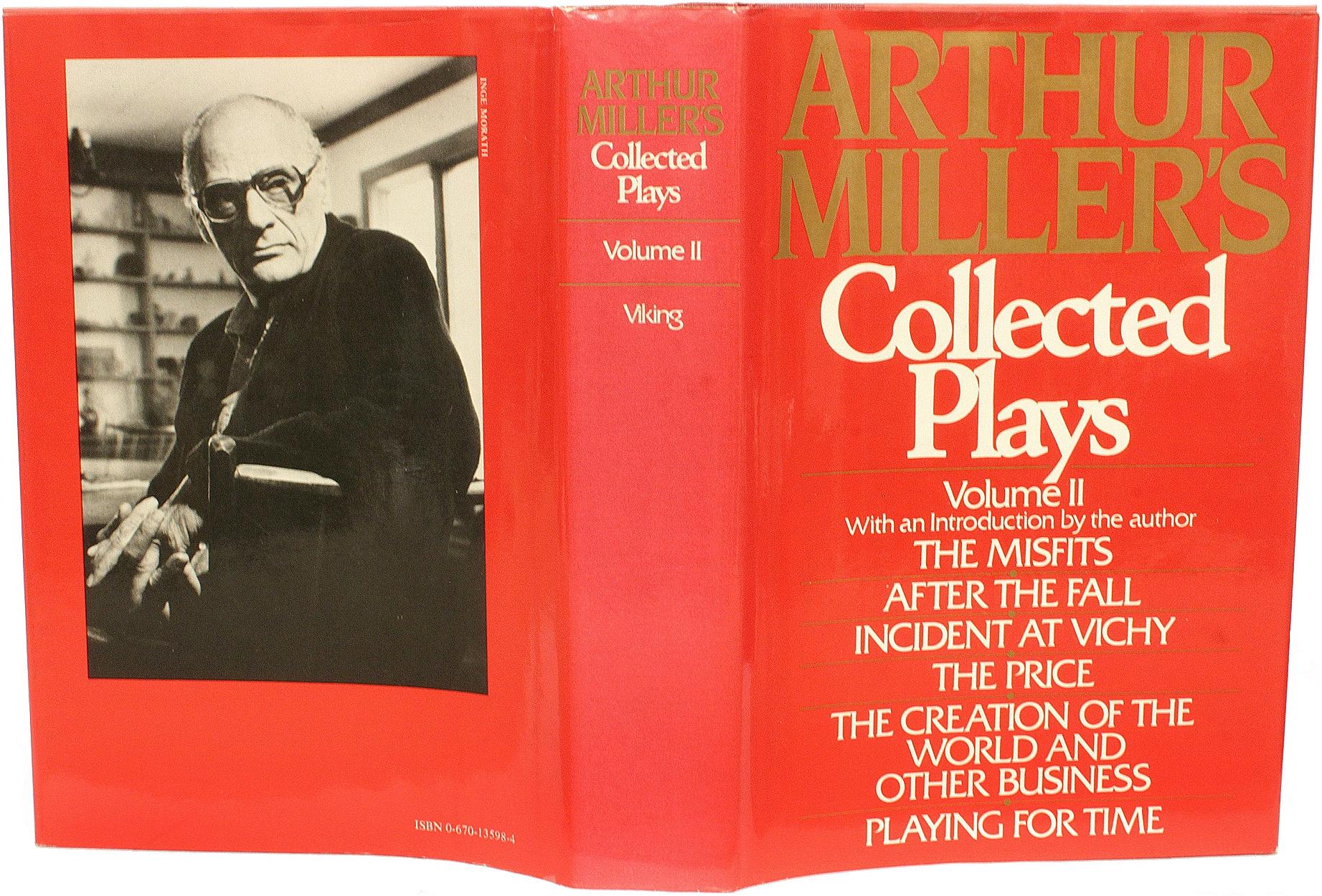 Américain Arthur Miller's Collected Plays Volume II - 1981 - Première Édition SIGNÉE en vente