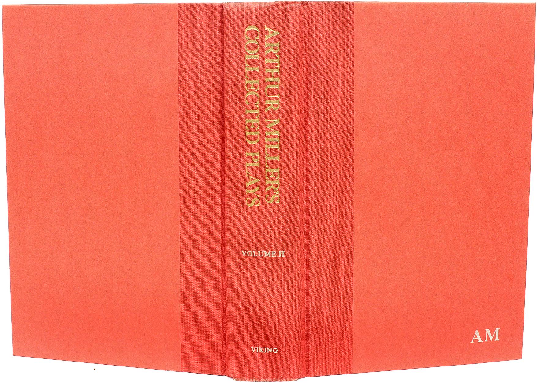Arthur Miller's Collected Plays Volume II - 1981 - Première Édition SIGNÉE Bon état - En vente à Hillsborough, NJ