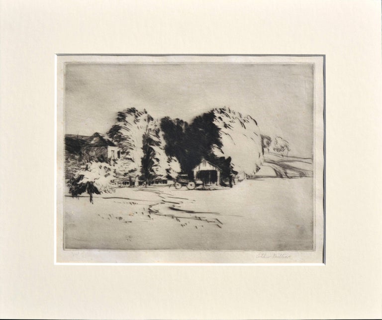 Arthur Millier - The Olives, Santa Monica Canyon, Print For Sale at 1stdibs