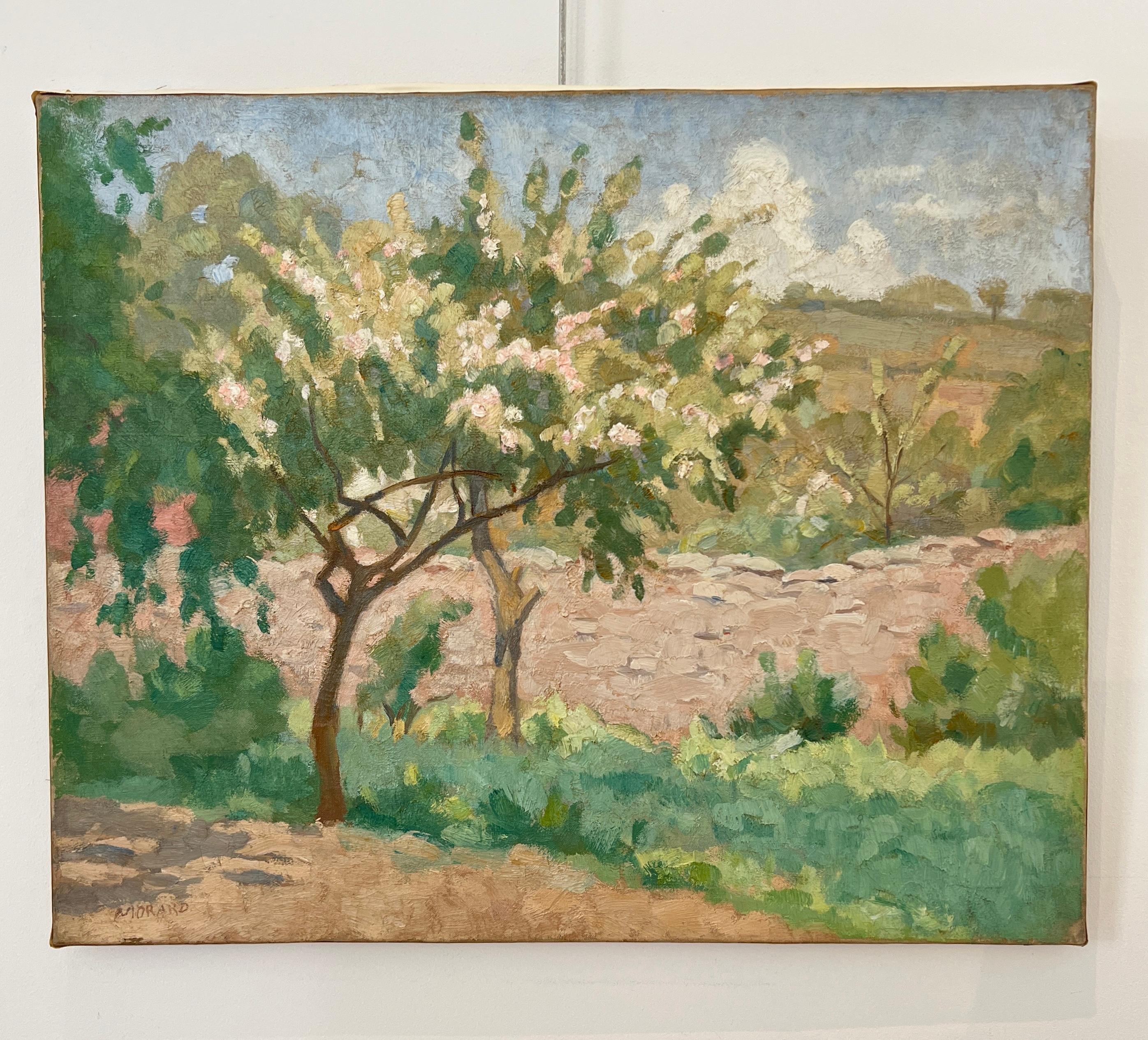 Paysage de printemps - Painting de Arthur Morard