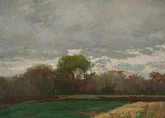 Late 19th Century German Impressionist River Landscape