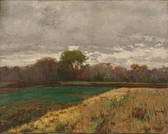 Late 19th Century German Impressionist River Landscape
