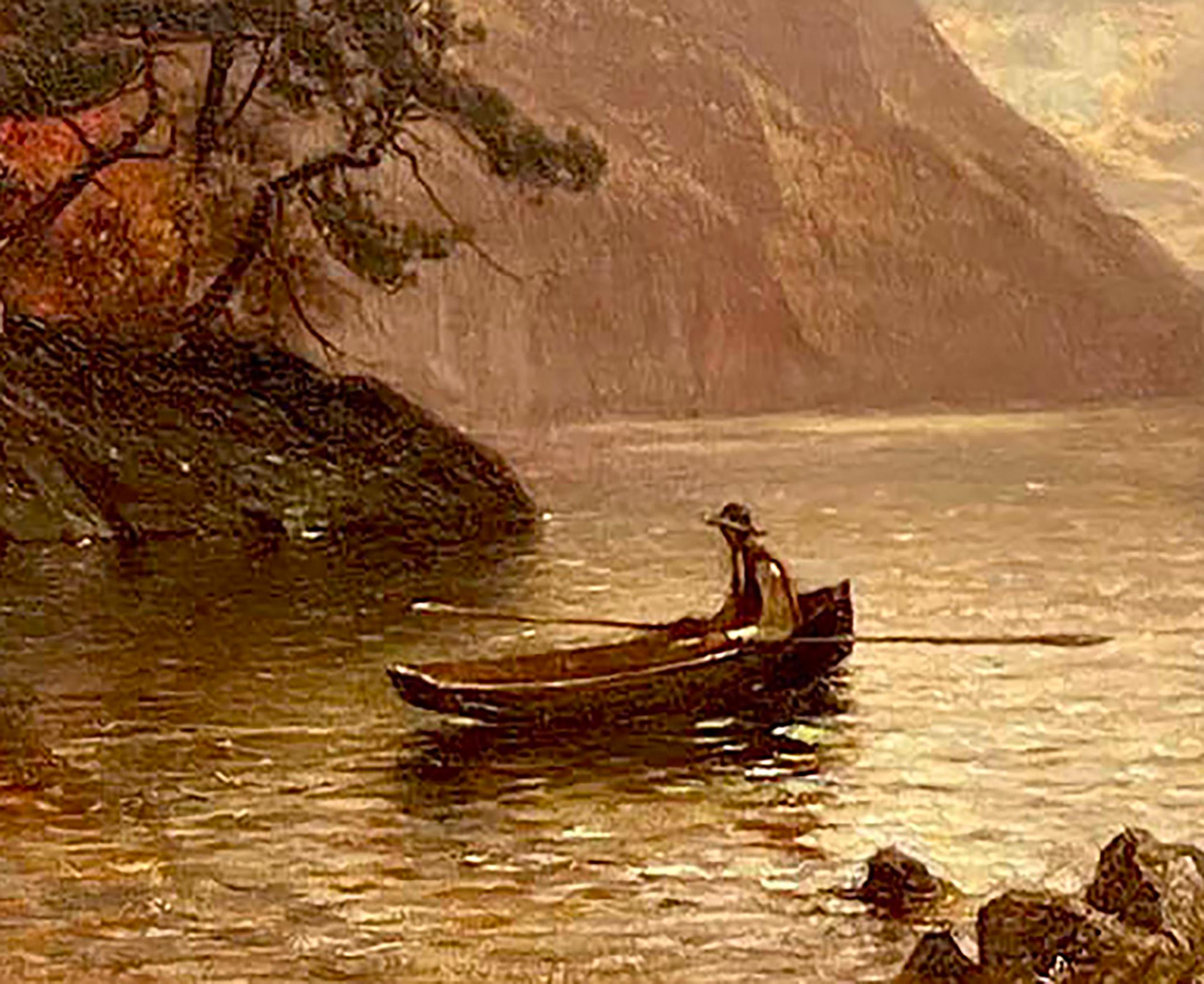 Otoño en el río Hudson de Arthur Parton (estadounidense, 1842-1914) en venta 2