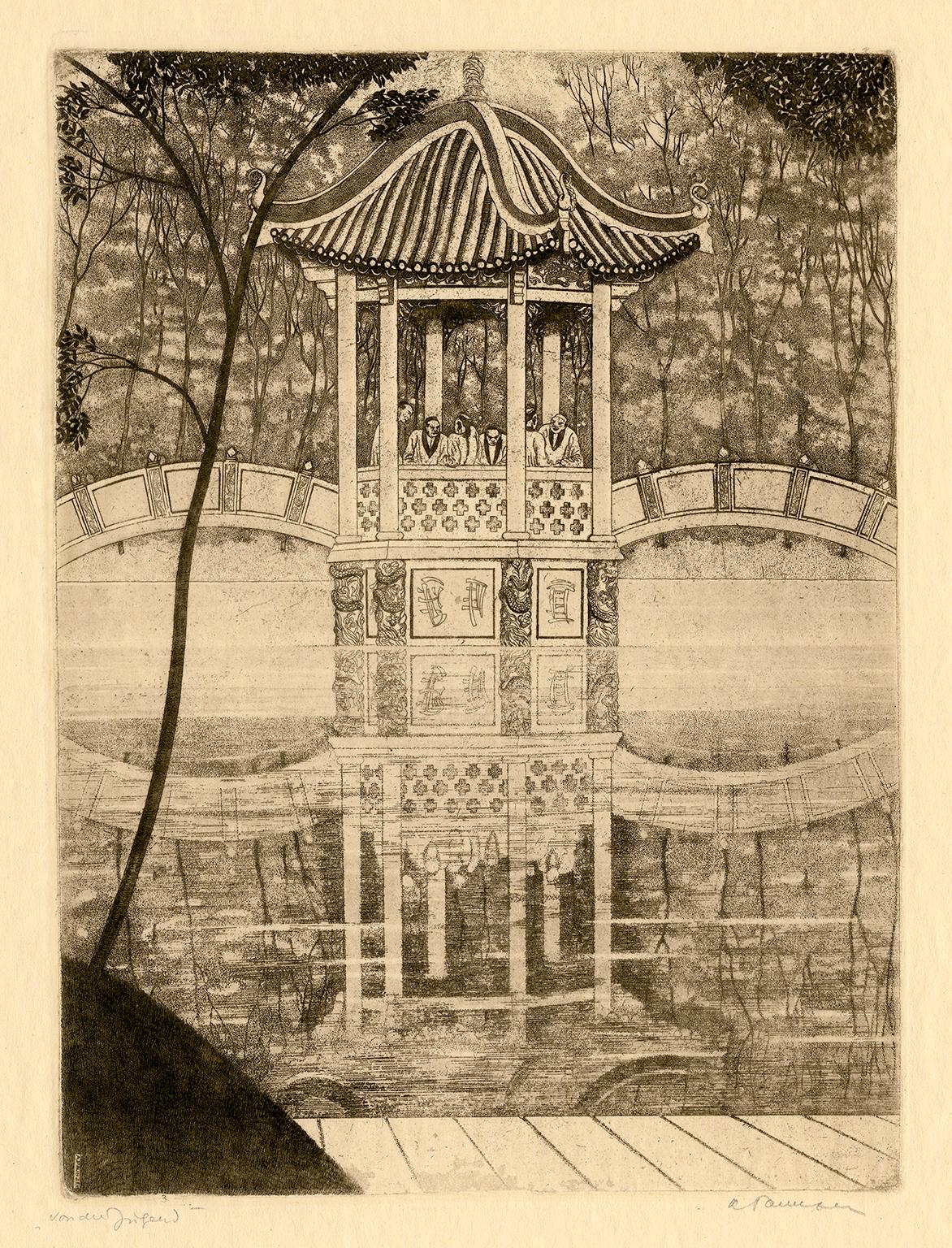 Arthur Paunzen, Three etchings after Gustav Mahler's 'The Song of the Earth.