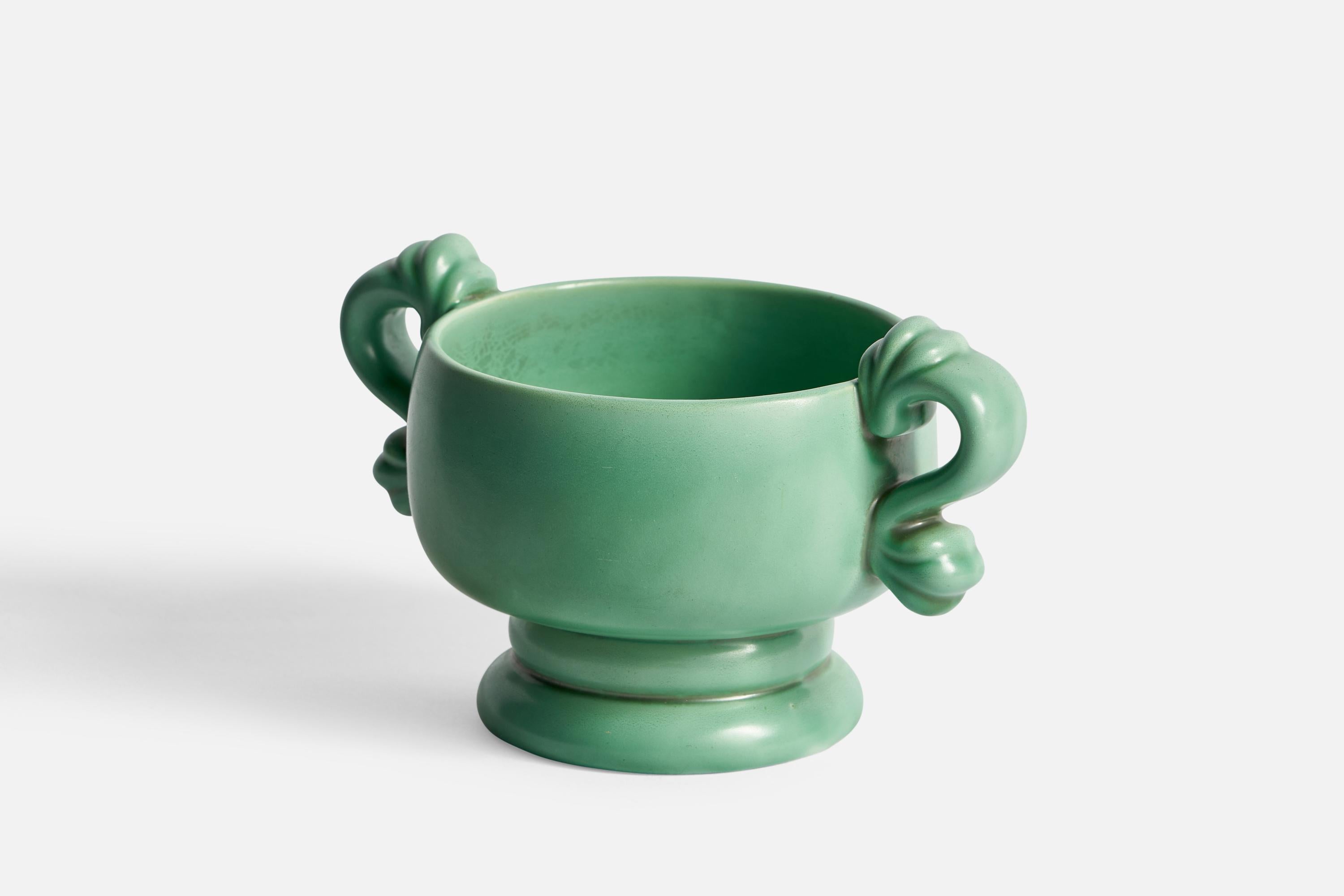 Arthur Percy, Schale, Keramik, Schweden, 1930er Jahre (Skandinavische Moderne) im Angebot