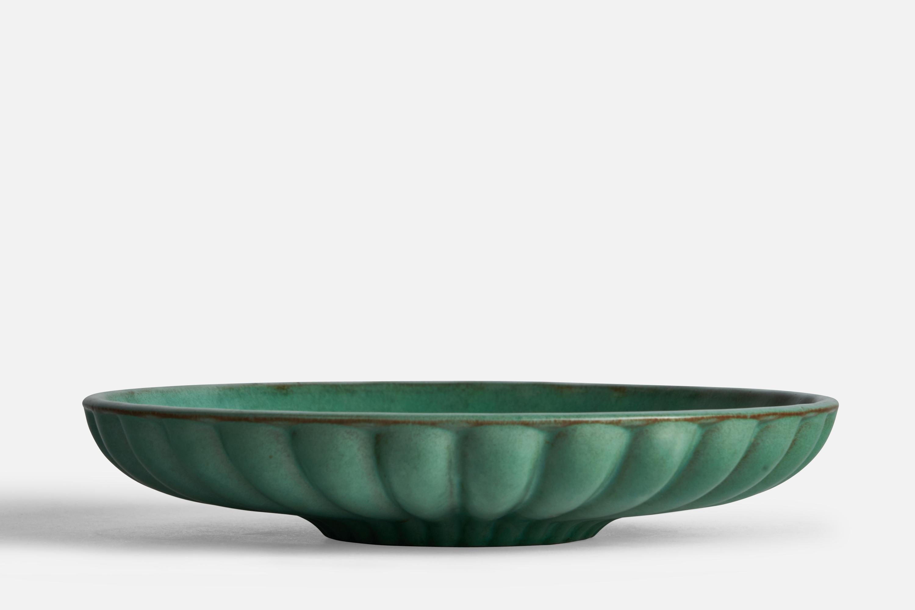 Swedish Arthur Percy, Bowl, Ceramic, Sweden, 1930s For Sale