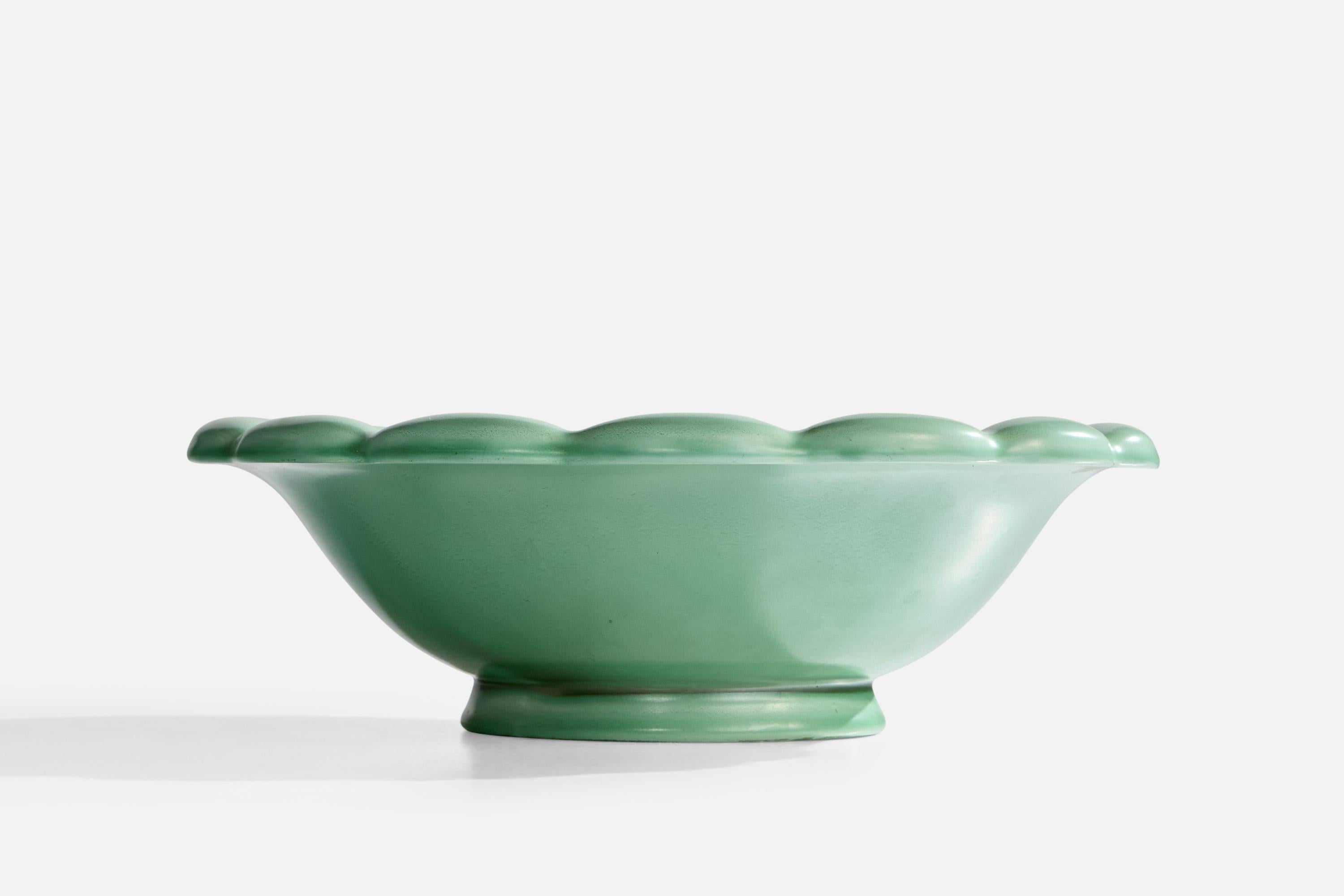 Scandinave moderne Bol, céramique Arthur Percy, Suède, années 1930 en vente