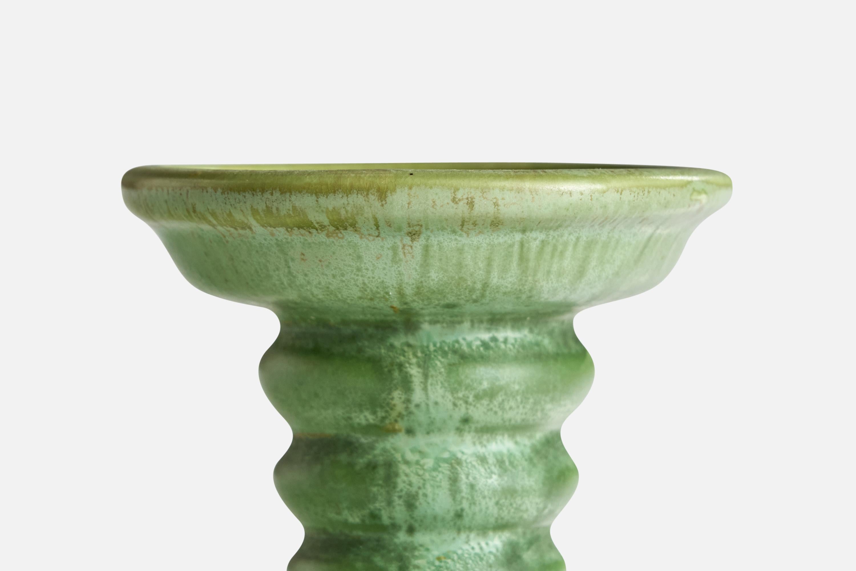 Metà XX secolo Arthur Percy, Candelieri, Ceramica, Svezia, anni '30 in vendita