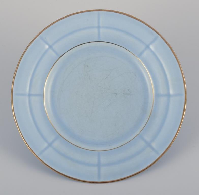Arthur Percy para Gefle, Suecia. 
Siete platos Art Déco 