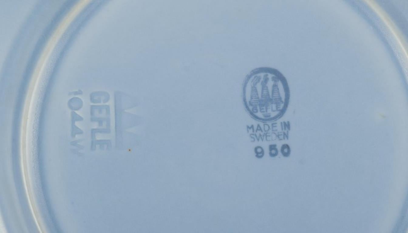 Arthur Percy para Gefle. Siete platos Art Déco 