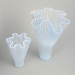 Arthur Percy for Gullaskruf, Sweden. Two “Reffla” art glass vases, 1970s.