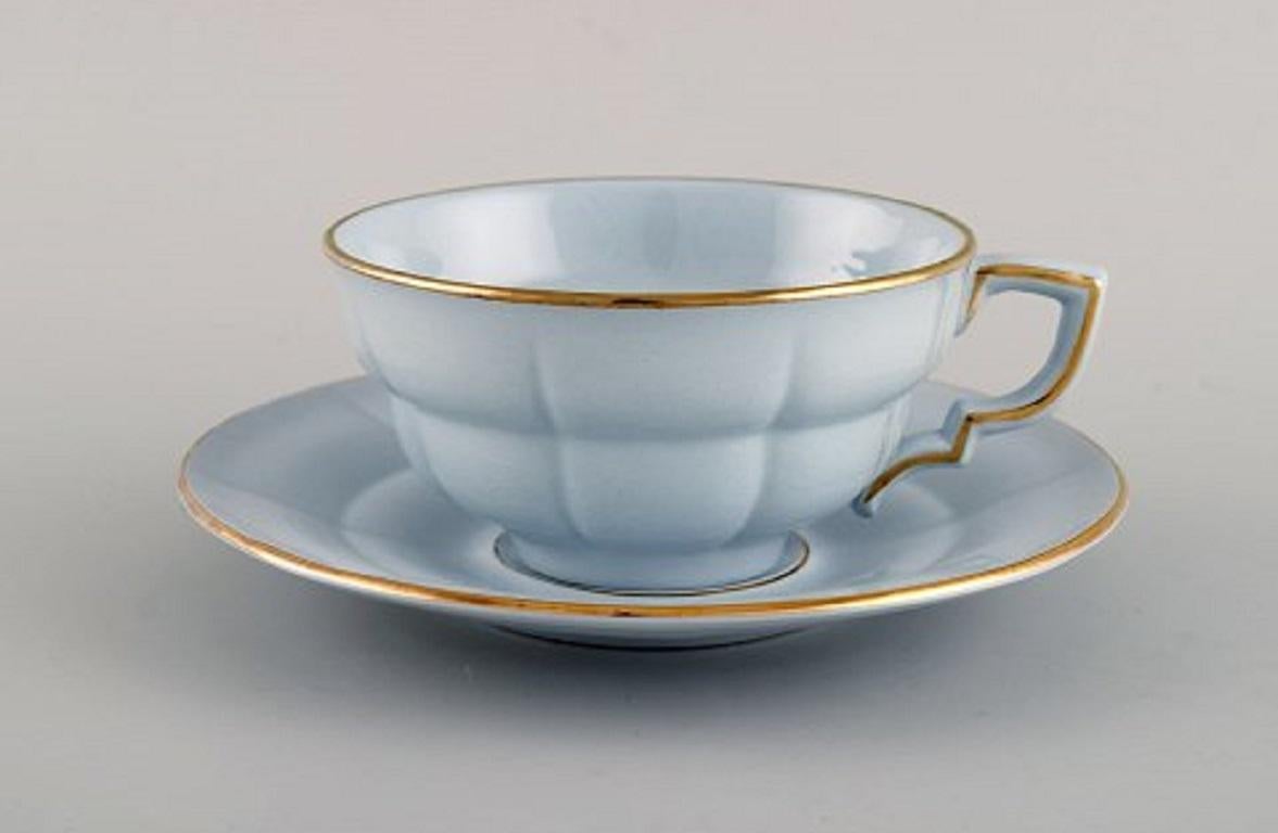 Arthur Percy for Upsala-Ekeby / Gefle, Complete Art Deco Grand Tea Service In Excellent Condition In Copenhagen, DK