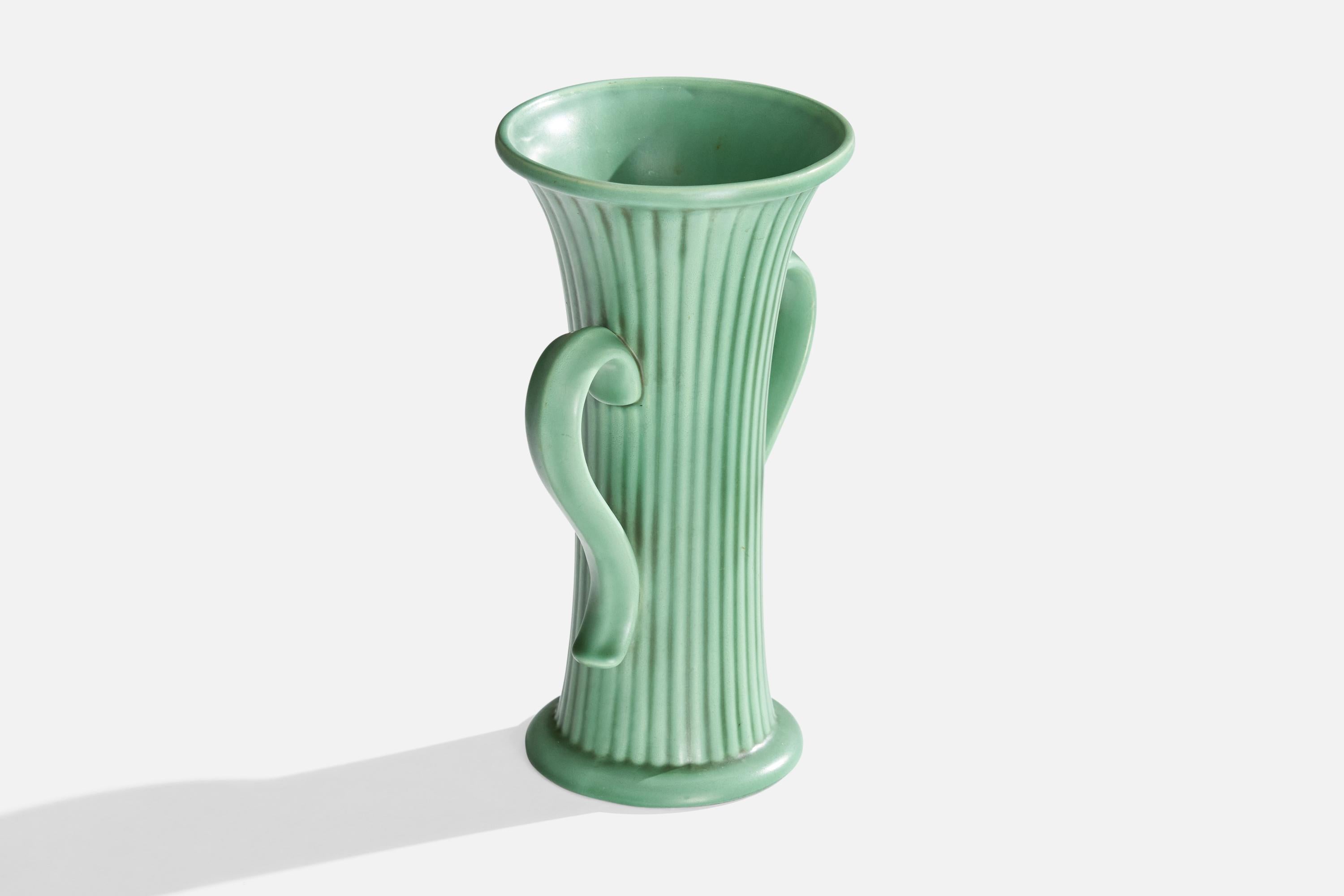 Scandinave moderne Arthur Percy, vase, céramique, Suède, années 1930 en vente