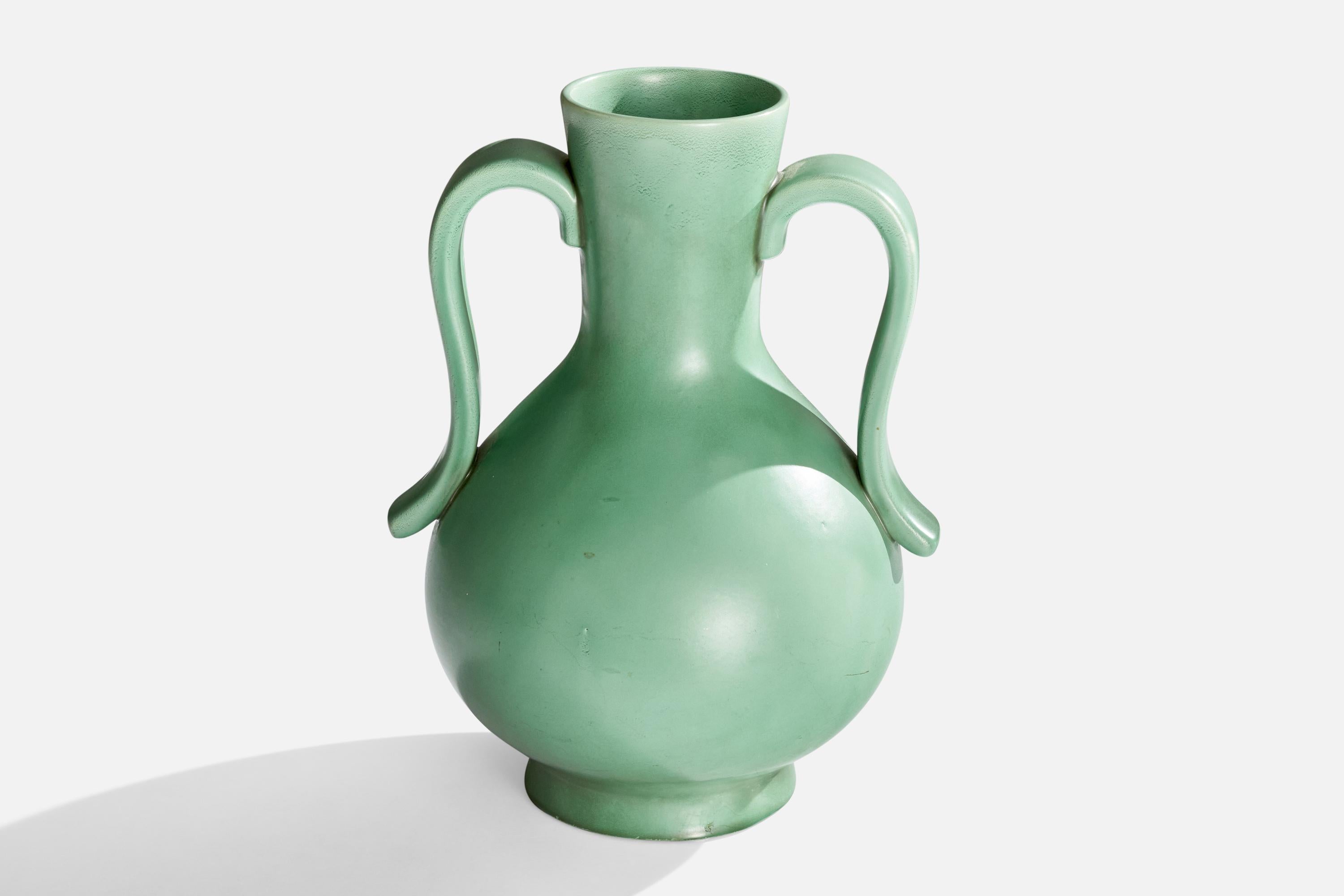 Scandinavian Modern Arthur Percy, Vase, Ceramic, Sweden, 1930s For Sale