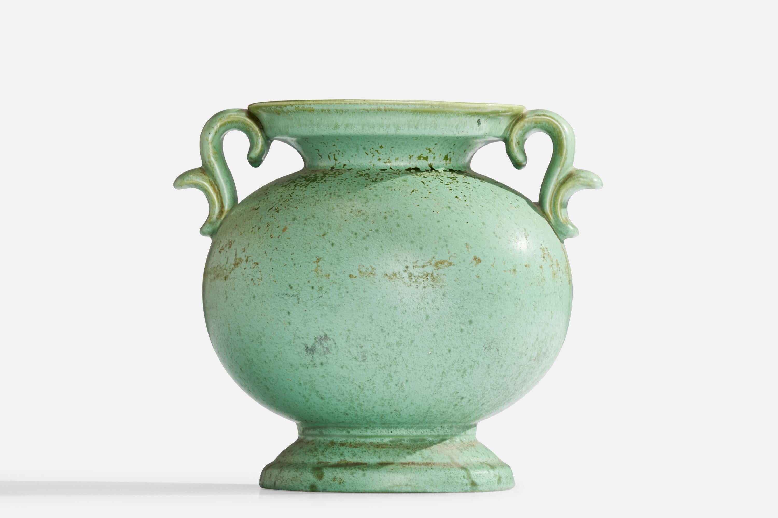 Swedish Arthur Percy, Vase, Ceramic, Sweden, 1930s For Sale