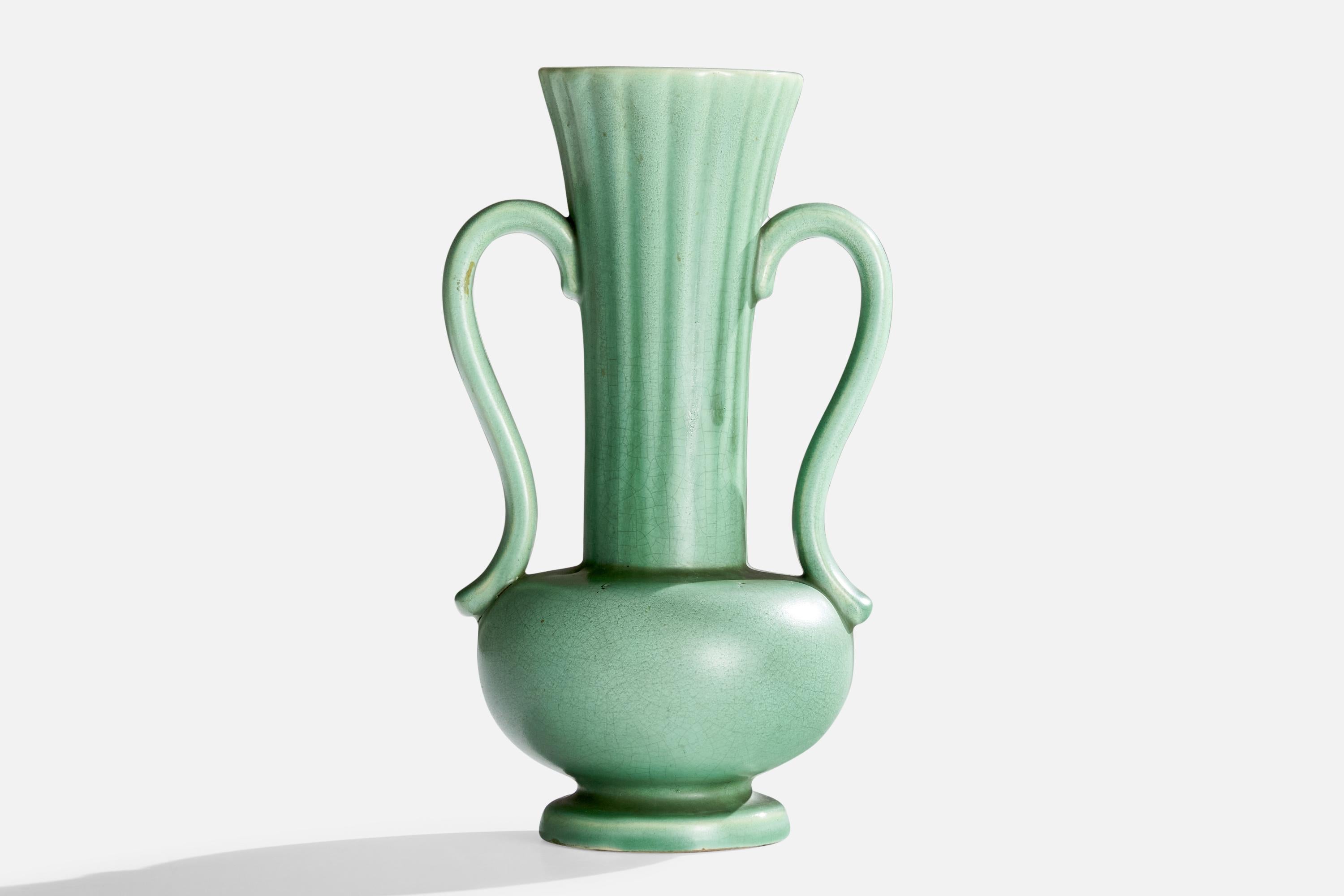 Suédois Arthur Percy, vase, céramique, Suède, années 1930 en vente