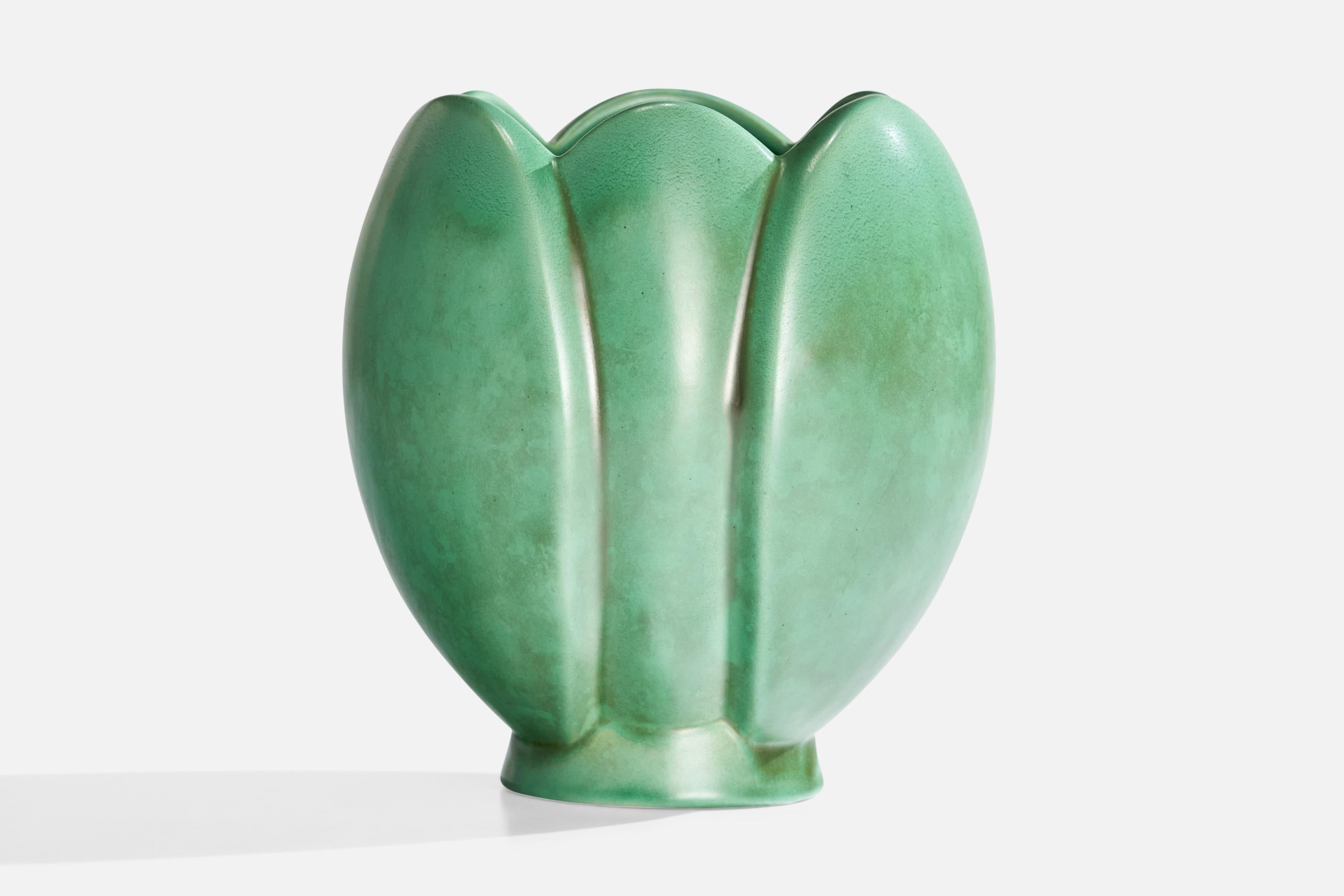 Suédois Arthur Percy, vase, céramique, Suède, années 1930 en vente