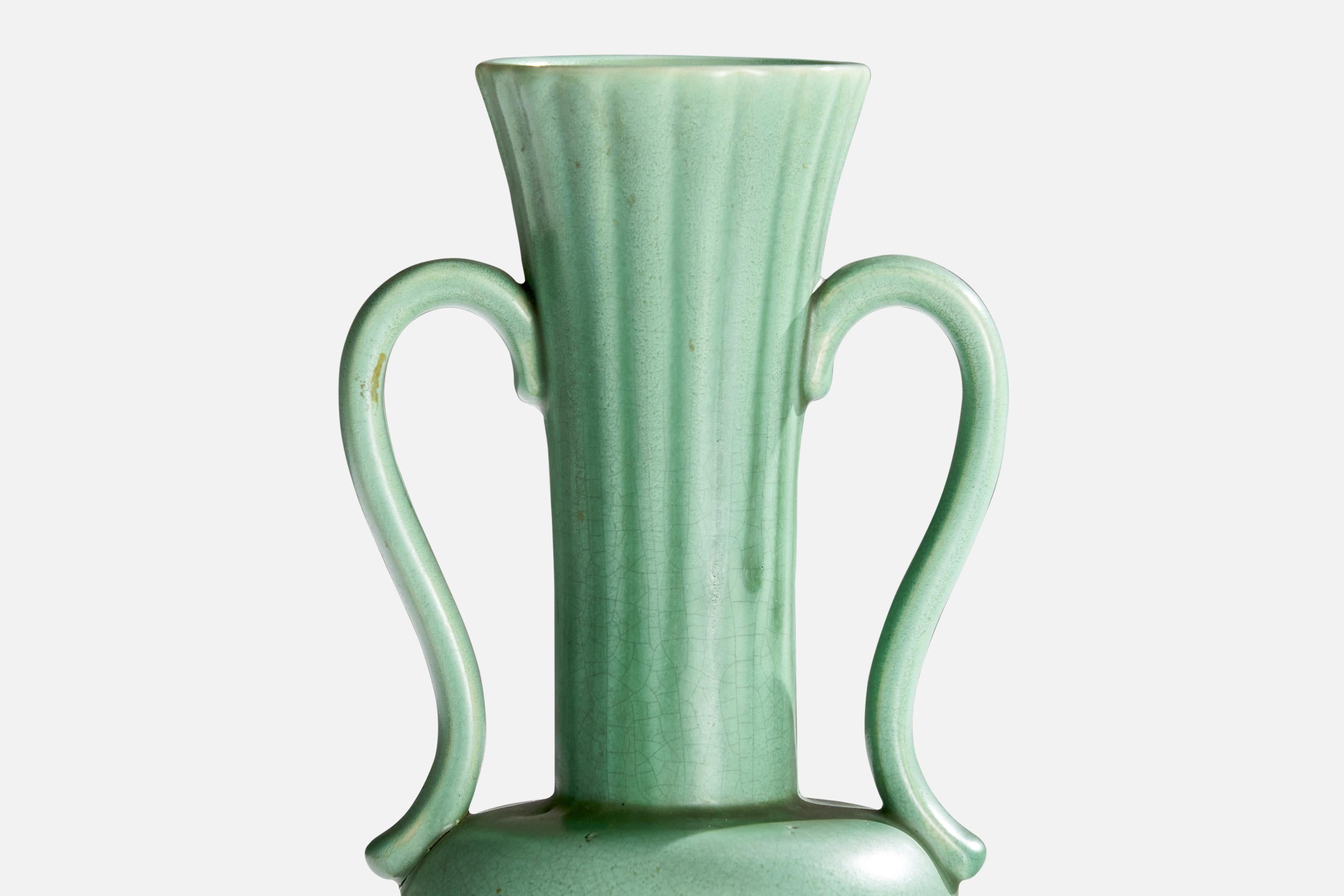 Arthur Percy, vase, céramique, Suède, années 1930 Bon état - En vente à High Point, NC