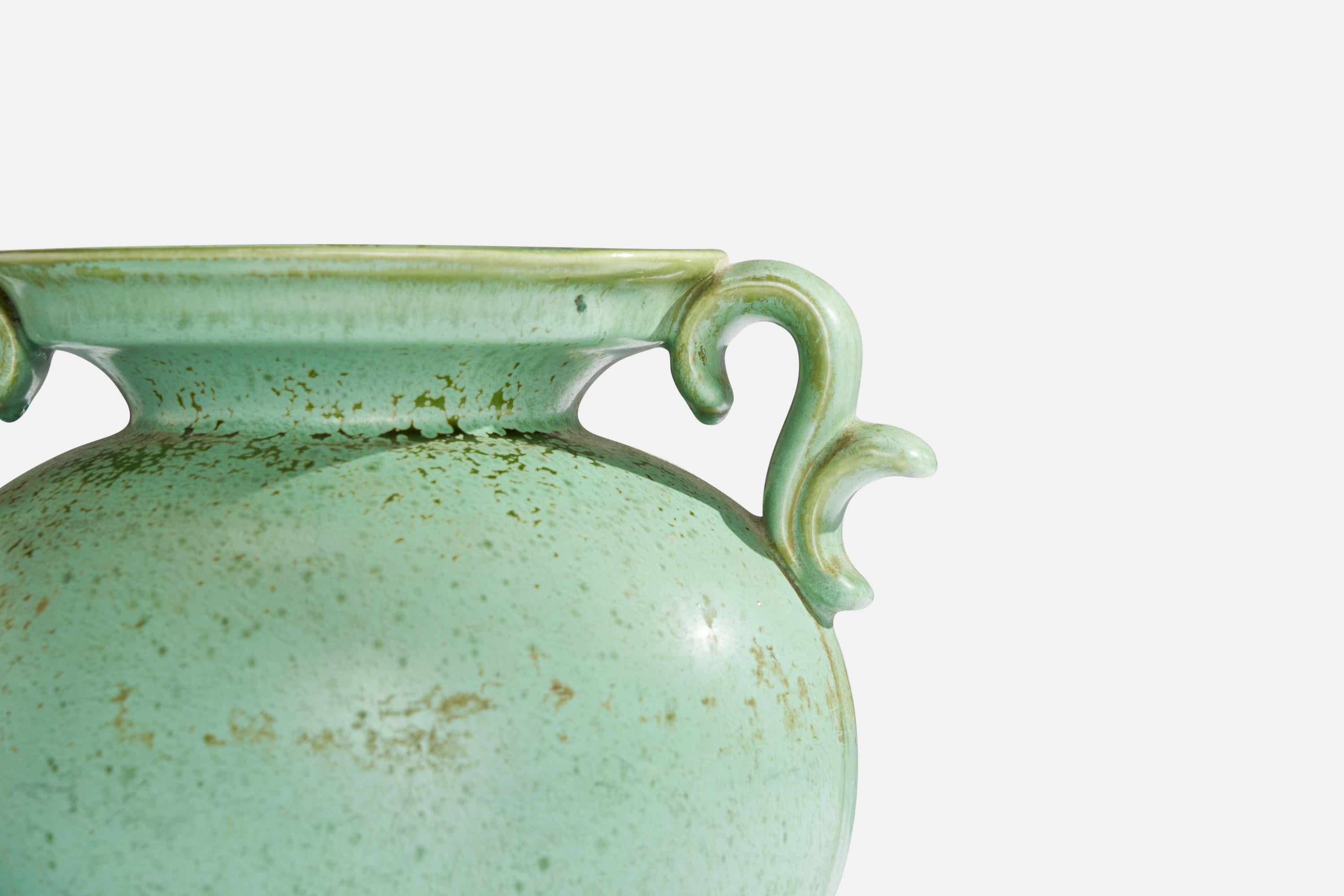 Mid-20th Century Arthur Percy, Vase, Ceramic, Sweden, 1930s For Sale