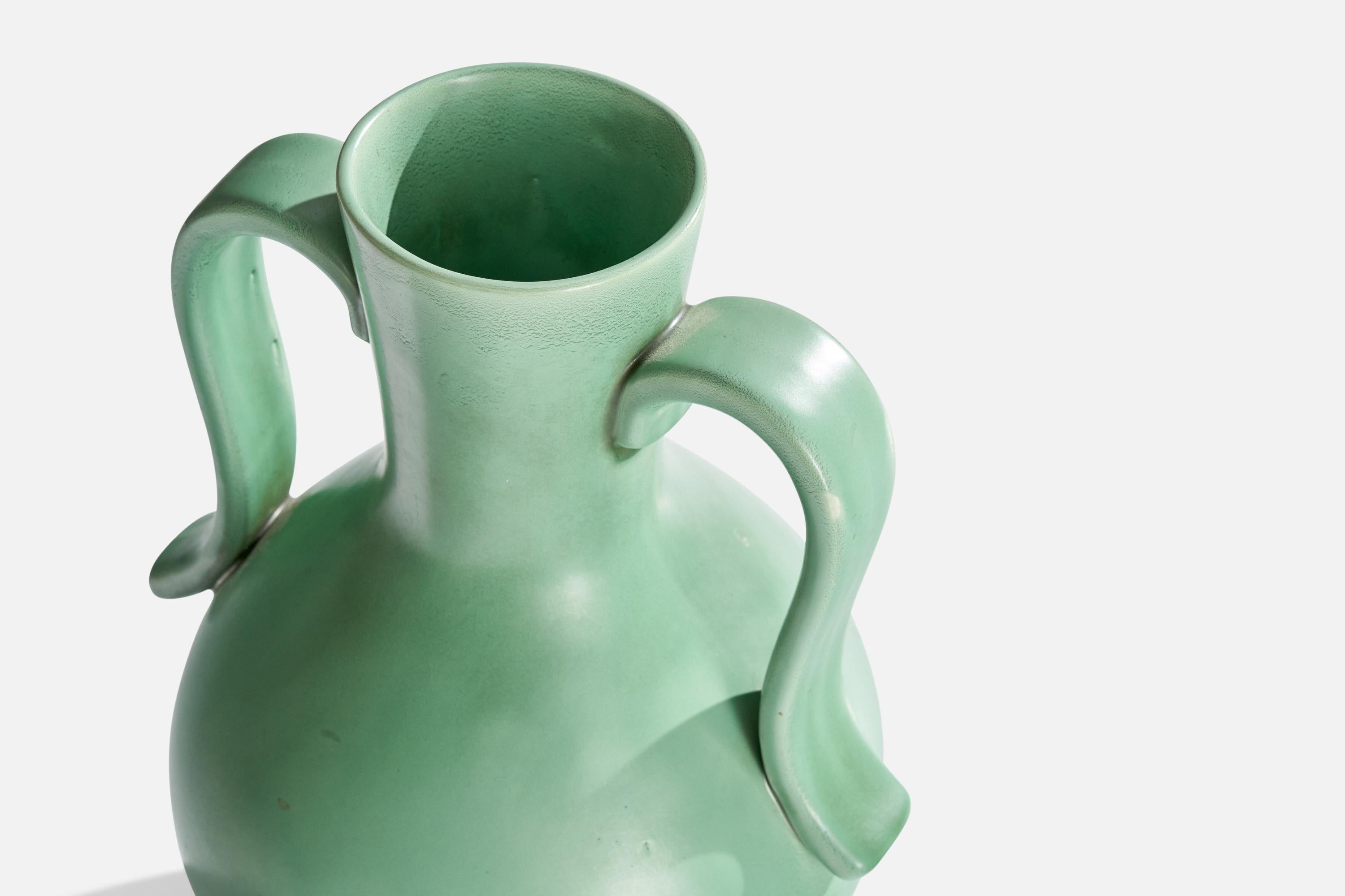 Mid-20th Century Arthur Percy, Vase, Ceramic, Sweden, 1930s For Sale