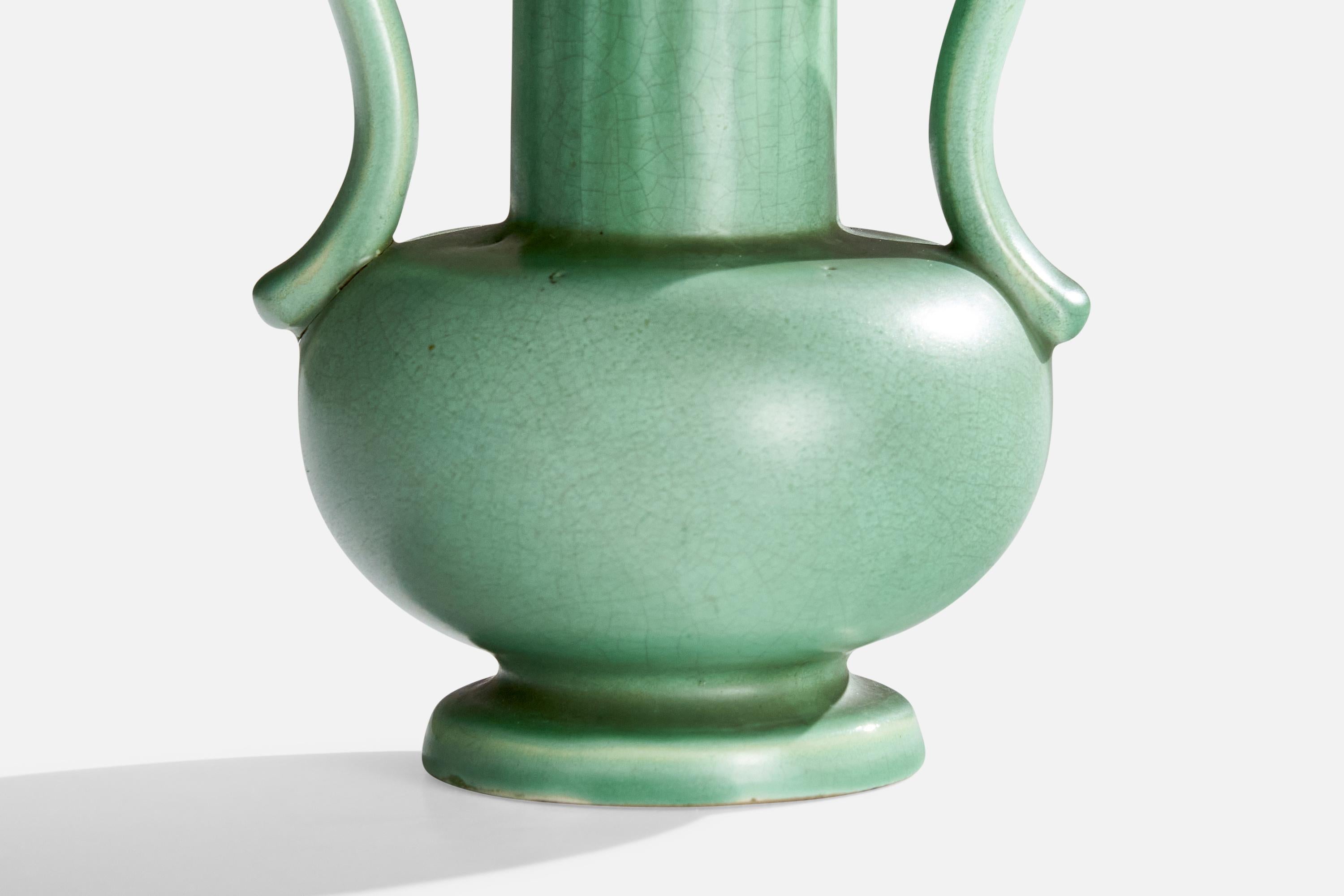 Milieu du XXe siècle Arthur Percy, vase, céramique, Suède, années 1930 en vente