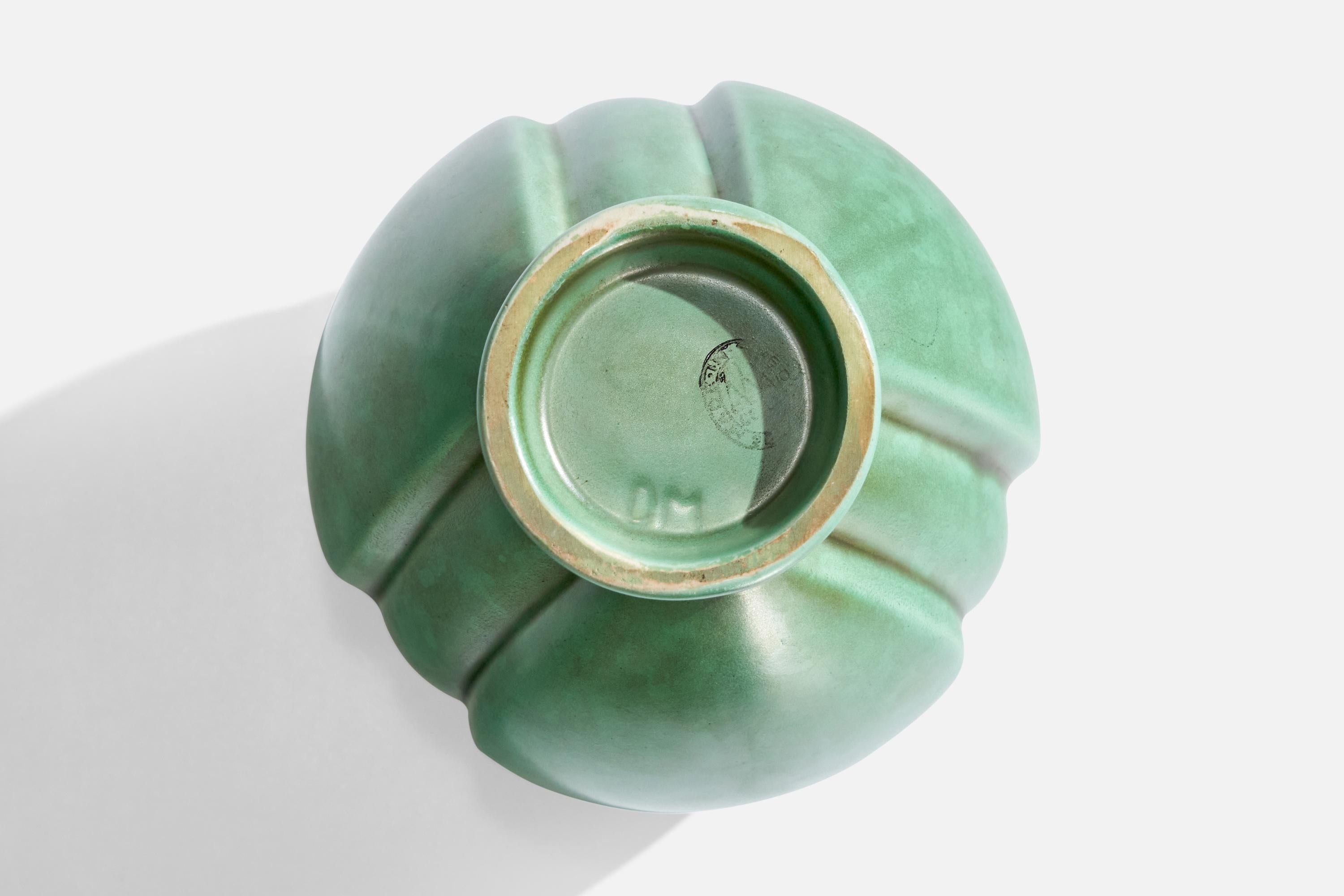 Arthur Percy, vase, céramique, Suède, années 1930 en vente 1