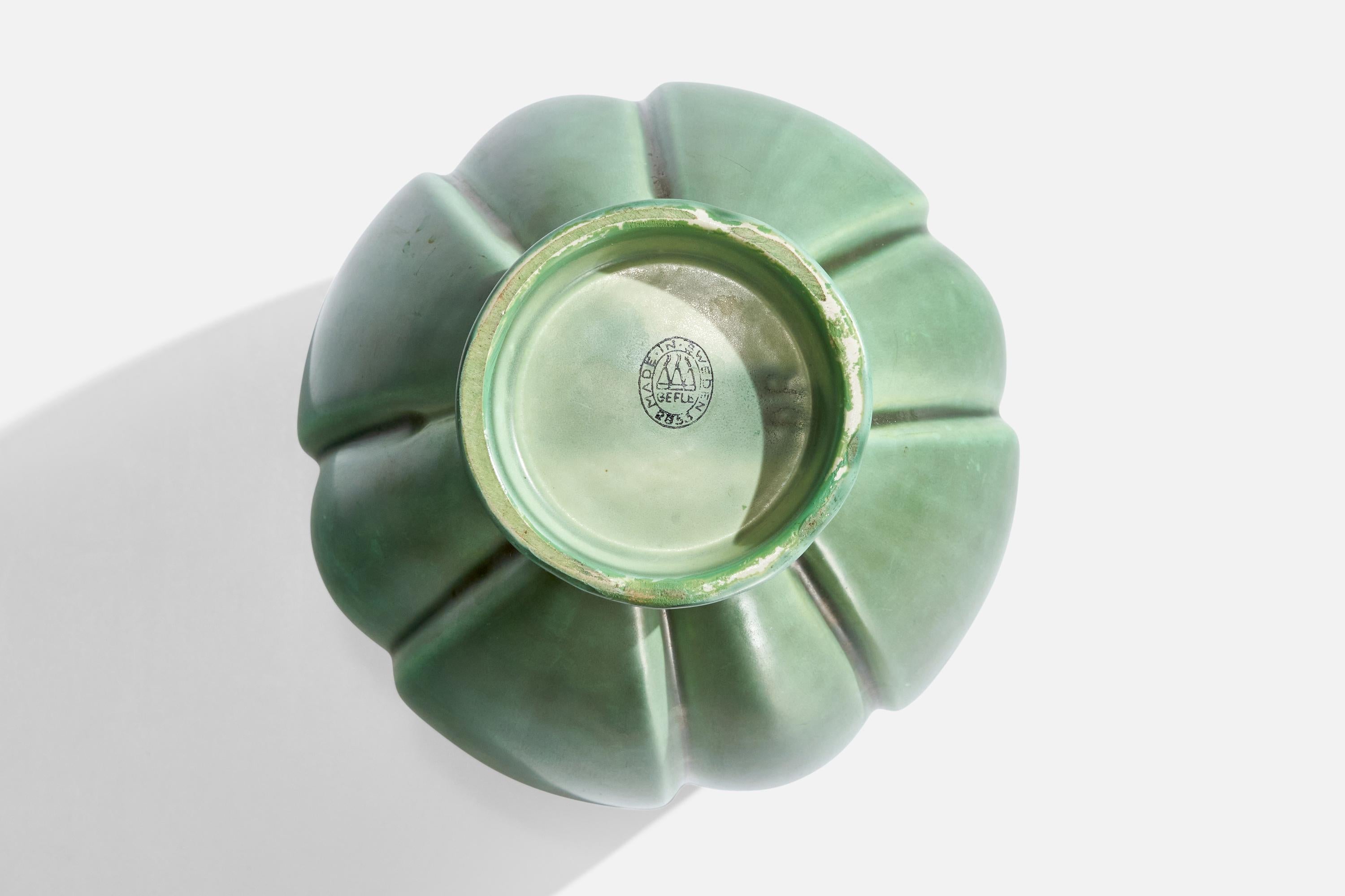 Arthur Percy, vase, céramique, Suède, années 1930 en vente 1